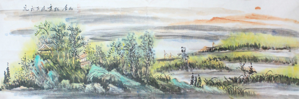 成功美術館簽約畫家李麗作品賞析