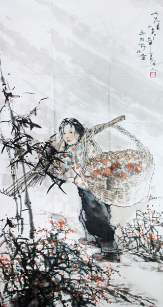 何二民：用心勾勒畫(huà)家的精神境界