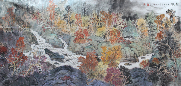 青山綠水 山水如畫——成功美術(shù)館簽約畫家王奇志作品賞析