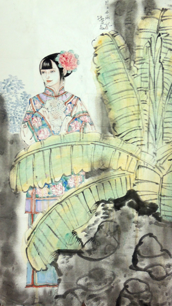 秀麗端莊 風韻優雅——金增友作品賞析