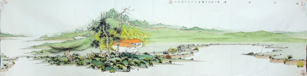 彩墨華章青綠山水顯精神——開封美協副主席劉艷會作品賞