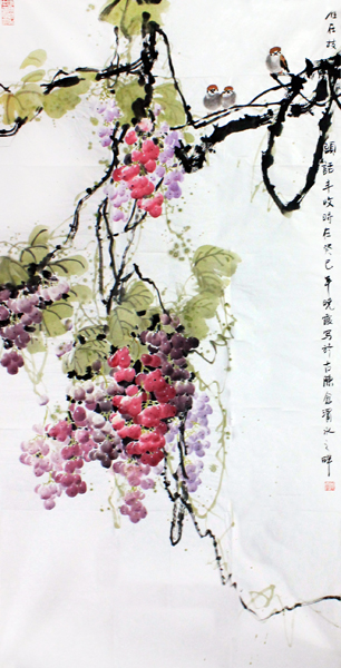 蘭州成功美術館簽約工筆畫家——曾曉霞作品欣賞