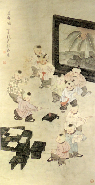 工筆畫家王桂香作品賞析