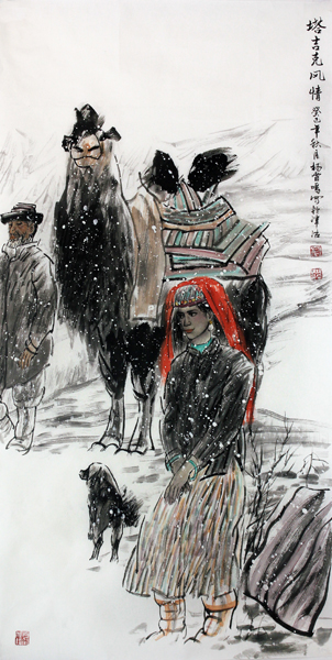 楊雷鳴國畫人物賞讀