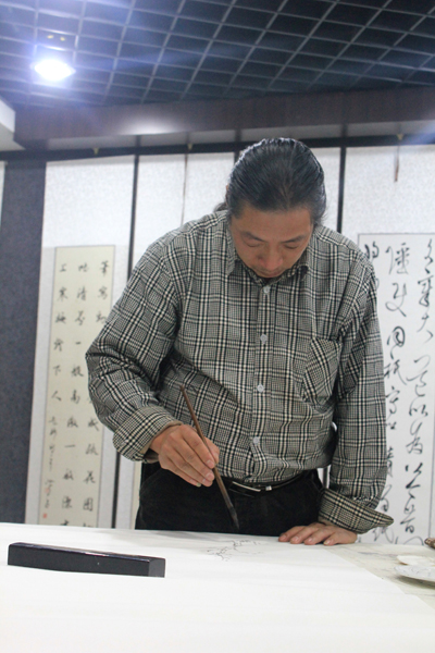 郭念桐筆會作品《幽壑歸處》