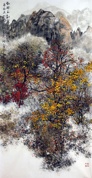 2013中國當代最具學術(shù)價值和收藏潛力山水畫家——孫奇成