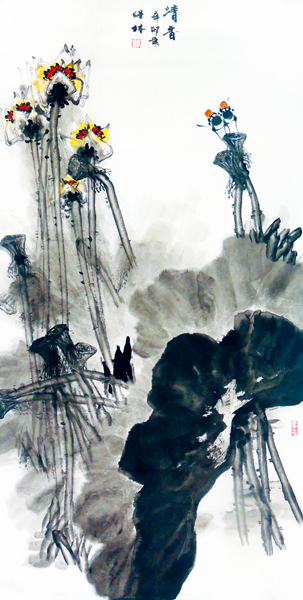 2013中國當代最具學術價值和收藏潛力花鳥畫家——馬保林