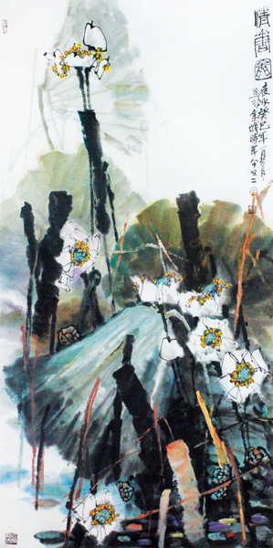 2013中國當代最具學術價值和收藏潛力花鳥畫家——李夜冰