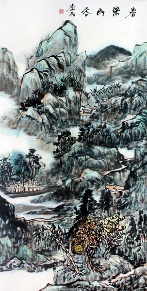 2013中國當代最具學術價值和收藏潛力山水畫家——李麗