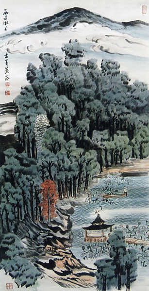 2013中國當代最具學術價值和收藏潛力山水畫家——葉嵐