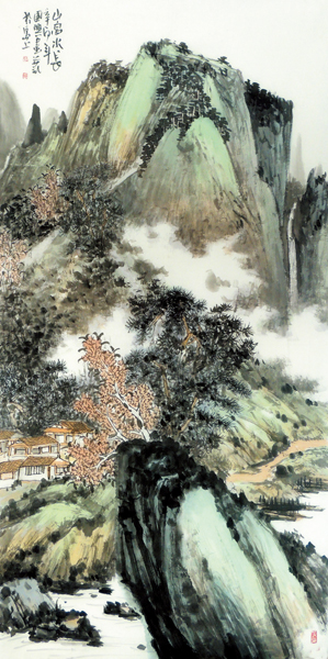 2013中國當代最具學術價值和收藏潛力山水畫家——王國興