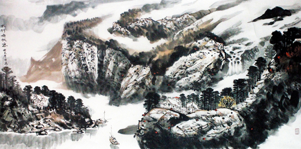 2013中國當代最具學術價值和收藏潛力山水畫家——孫自安