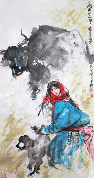 豪放大氣的草原畫者——2013中國(guó)當(dāng)代最具學(xué)術(shù)價(jià)值和收藏