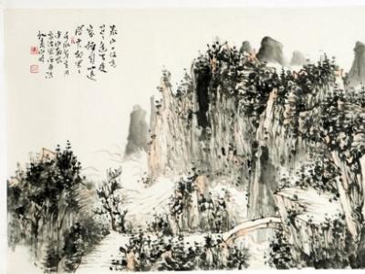 九味國香·書畫巨擘絲綢之路深度采風行動畫家影像——山