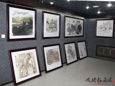 “大美甘肅.中國當代書畫家30人隴上行”大型展覽布展順利