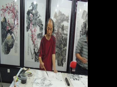 左德福“畫家日”6月30日金城火熱上演