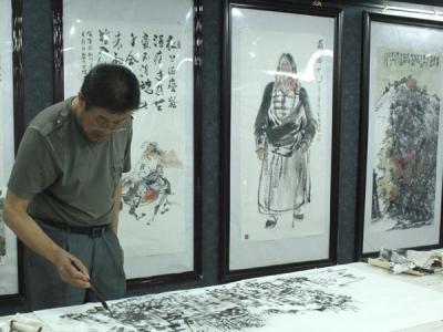 山水畫家朱仕明筆墨寫盡北國風光
