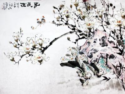 在一花一葉中品讀高磊國畫花鳥