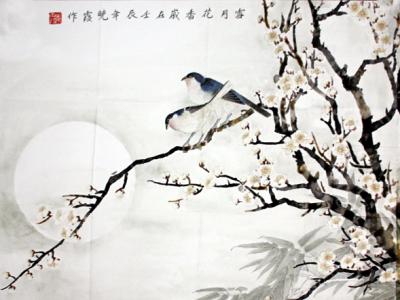 曾曉霞工筆畫賞讀：色彩交融處看花鳥世界生姿