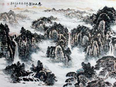潑墨之筆寫山水之貌——山水畫家劉萬秋