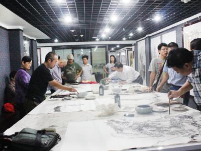 “九色香巴拉”全國書畫名家甘南采風行筆會活動盛大開幕