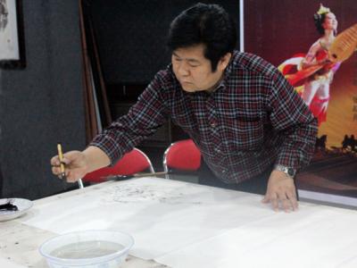 王國興筆會作品“水墨丹青 筆墨傳情”
