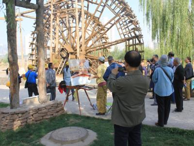 “層林盡染·當代知名油畫家13人隴上行” 第四日蘭州水