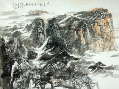 沉雄古逸 空靈蒼茫——孟鳴山水畫作品賞析