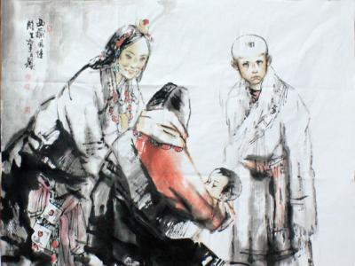 人物畫家史殿生簽約蘭州成功美術(shù)館