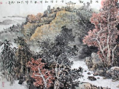 畫家張閣亮墨筆繪出山水之魂