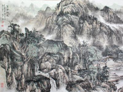 蒼茫雄渾 透逸空靈——簽約畫家吉成方作品賞析