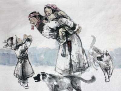 姜榮慧民族風情人物畫——形神兼?zhèn)?質(zhì)樸自然