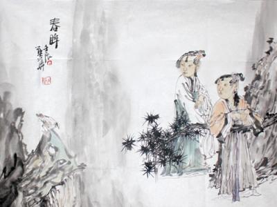 形神兼?zhèn)?氣韻生動——簽約畫家郭英華作品賞析