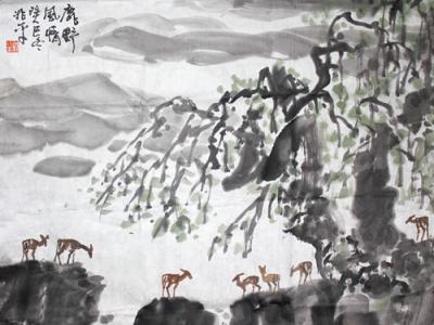 畫家劉兆平簽約蘭州成功美術(shù)館