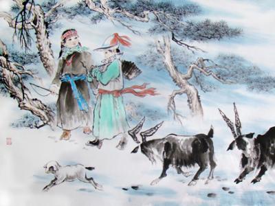 張掖市美術(shù)家協(xié)會(huì)主席巨潮參加“2013——2014國(guó)畫年度人