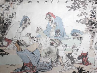 成功美術館簽約畫家袁鵬飛作品賞析