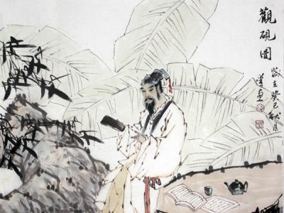 濟寧美協副主席張愛惠參加“2013——2014國畫年度人物展”