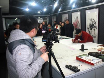 “藝術(shù)中國(guó)”——王祖銘在蘭州成功美術(shù)館開(kāi)拍