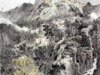 情寄山水 意韻天成 ——讀孫景浩山水