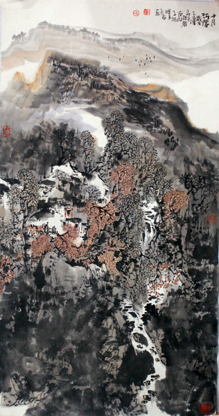 筆墨濃重寫沂蒙山水——鑒長春山水畫簡析