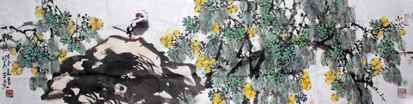 酣暢淋漓 道蘊(yùn)畫(huà)理——淺談成功美術(shù)館館藏梁時(shí)民花鳥(niǎo)畫(huà)作及審美意義