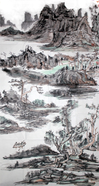 成功美術(shù)館包洪波畫作欣賞