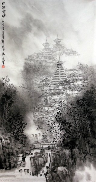 水墨佳音繪苗風——黔東南州美協副主席鐘應舉畫作欣賞