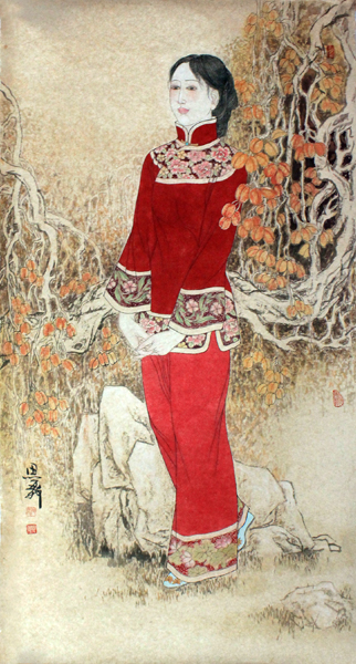 唯美純凈撼人心魄——張思儉人物新作賞析