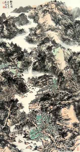 筆墨粗放 色彩鮮明——徐雪村畫作欣賞