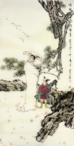 最愛那一抹丹青墨色——張愛惠筆下的人物畫賞析