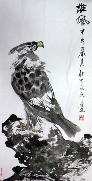 得泰山靈氣滋養 開畫科吉象新篇章——閑談丁文民繪畫藝術