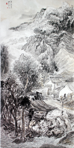 “氣”之所到力之所現(xiàn)——田肅山水畫欣賞