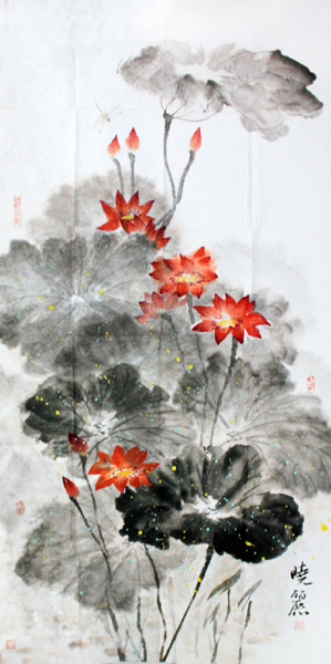 浮香繞曲岸 圓影覆華池——徐曉麗筆下的墨色荷花
