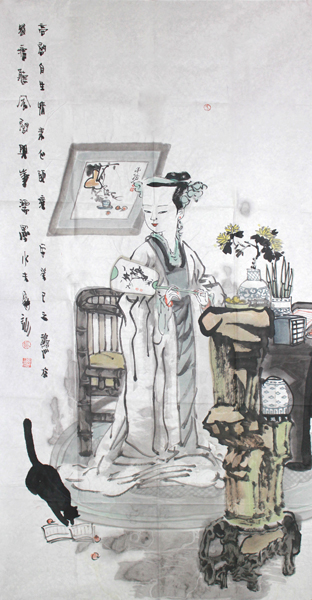 形神兼備 情景交融——著名人物畫家王家訓作品簡析